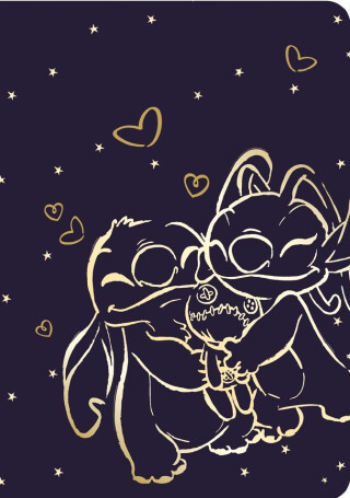 Sešit A5 60 l. linkovaný Disney Gold Stitch vzor 1 - 