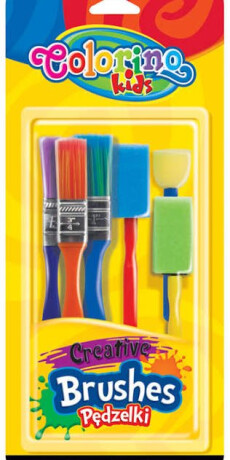 Kreativní štětce 6ks  Colorino Kids - 
