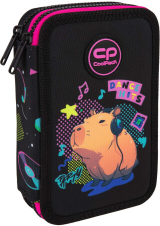 Dvoukomorové vybavené Penál Coolpack Jumper 2 Capybara Music - 