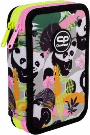 Penál 2-komorový s vybavením Coolpack Jumper 2 Panda Gang - 