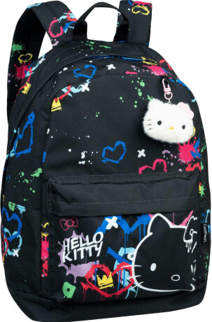 Studentský batoh Hello Kitty Cross černý Neon - 