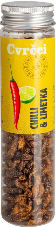Křupaví & pražení cvrčci - Chilli & Limetka (20g) - 
