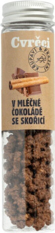 Cvrčci v mléčné čokoládě se skořicí (30g) - 