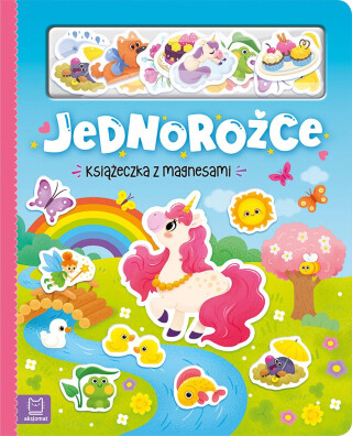 Knížka s magnetkami Jednorožci - Anna Podgórska