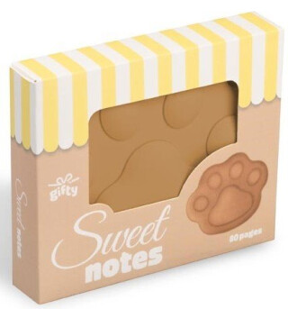 Gifty - Notes 9,7x9,7 - tlapka - 