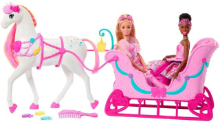 BRB LOUSKÁČEK SANĚ S KONĚM - Barbie (JNH63) - 