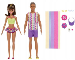 Barbie Fashionistas Barbie & Ken na pláži 2 ks JJP05 - 