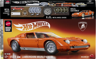 Mattel Brick Shop Hot Wheels Premium Series Lamborghini Miura P400 SV - 