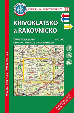 KČT 33 Křivoklátsko, Rakovnicko 1:50 000 / 9. vydání 2026 - 