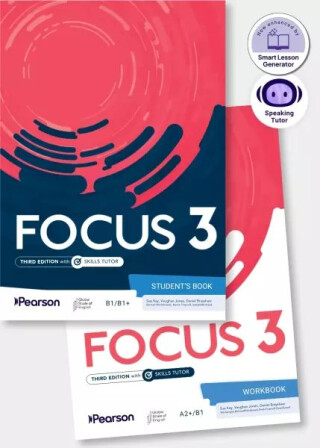 Focus 3rd Edition Level 3 Student´s Book and Workbook with Online Practice and AI - 