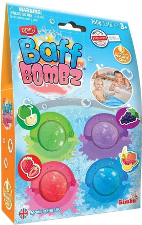 Baff Bombz Vodní bomby voňavé 4 ks - Zimpli (5950610) - 