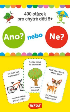 Výuková hra (krabička) - Ano? nebo NE? 400 otázek pro chytré děti 5+ - 