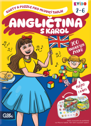 Kvído - Angličtina s Karol: Karty a puzzle pro Mluvicí tablík 2 - 