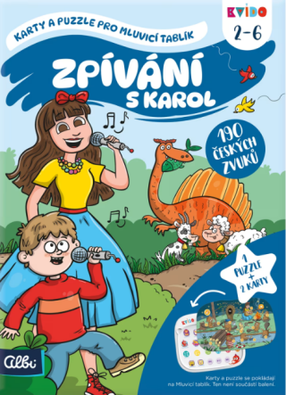 Kvído - Zpívání s Karol: Karty a puzzle pro Mluvicí tablík 2 - 
