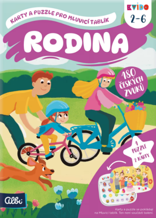Kvído - Rodina: Karty a puzzle pro Mluvicí tablík 2 - 