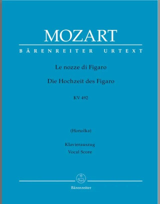 Le Nozze di Figaro KV 492 Figarova svatba klavírní výtah - Wolfgang Amadeus Mozart