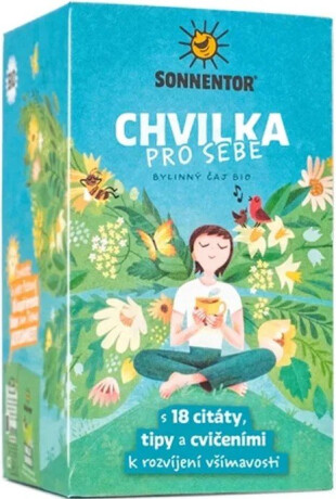 Chvilka pro sebe bio (čaj bio, bylinná směs, porcovaná, 21,6 g) - 