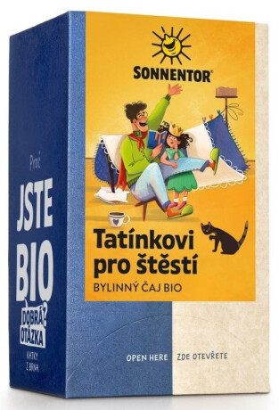 Tatínkovi pro štěstí bio, bylinný čaj bio, 27 g - 