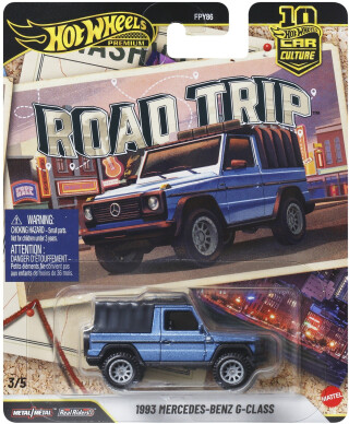 Hot Wheels Premium 1993 Mercedes-Benz třídy G Road Trip Car Culture - 