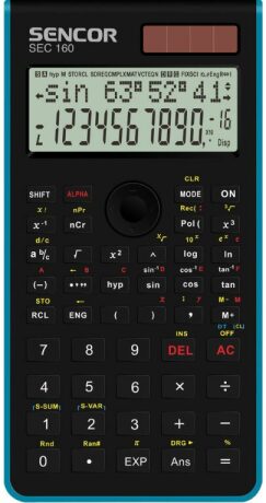 Kalkulátor Sencor SEC 160 modrý - 