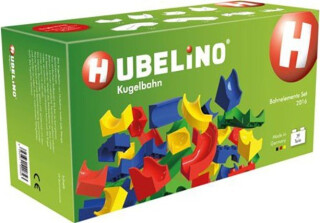 HUBELINO Kuličková dráha - set bez kostek 39 ks - 
