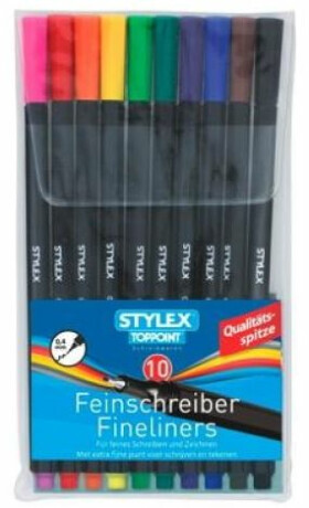 Popisovače tenké 10 barev - 