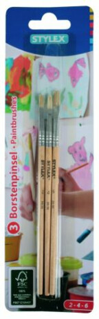 Štětce ploché 3ks 2-4-6 - 