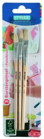 Štětce ploché 3ks 8-10-12 - 