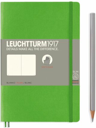 Zápisník Leuchtturm1917 Paperback Softcover Fresh Green čistý - 