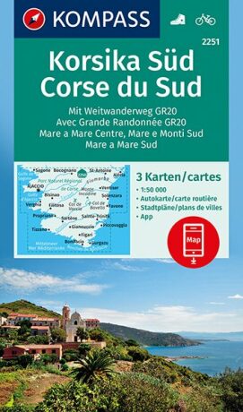 Korsika Süd (sada 3 mapy) 2251 NKOM - neuveden