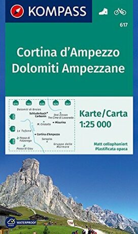 Cortina d´Ampezzo, Dolomiti Ampezzane 617   1:25T NKOM - neuveden