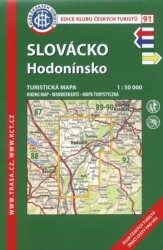 Slovácko, Hodonínsko /KČT 91 1:50T Turistická mapa - neuveden