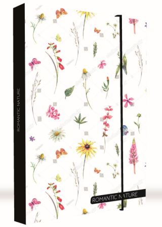 Box na sešity A4 Jumbo Romantic Nature Herbal - 