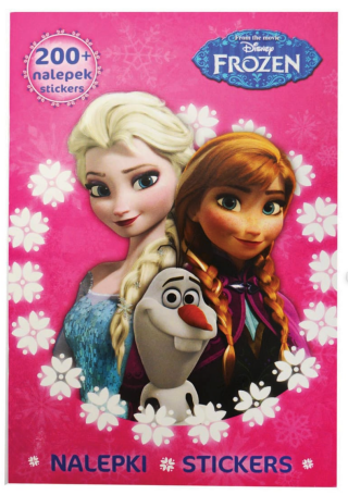 Samolepky kniha 200 ks Frozen - 