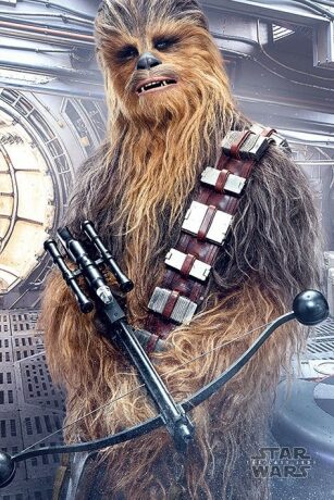 Plakát Star Wars Episode VIII Chewbacca Bowcaster 61 x 91 cm - 