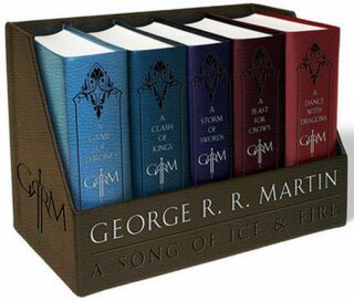 A Game of Thrones Leather - Cloth Boed Set - George R.R. Martin