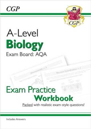 A-Level Biology: AQA Year 1 & 2 Exam Practice Workbook - includes Answers - CGP Books