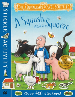 A Squash and a Squeeze Sticker Book - Julia Donaldsonová