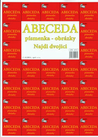 Abeceda písmenka-obrázky - Najdi dvojici (výuková brožura obrazová) - neuveden