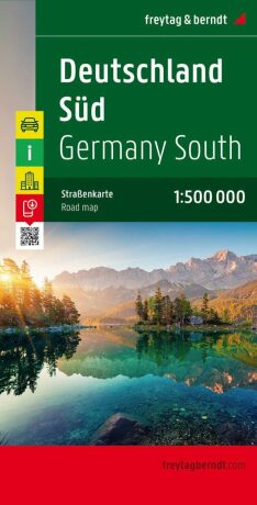 AK 0207 Německo jih 1:500 000 / silniční mapa - neuveden