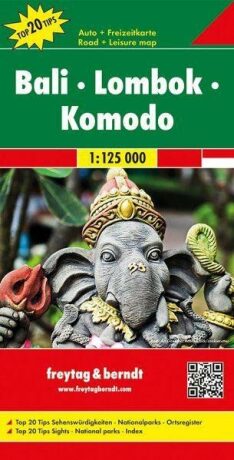 AK 221 Bali, Lombok, Komodo 1:125 000 / automapa - neuveden
