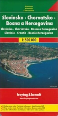 AK 7002 Slovinsko, Chorvatsko, Bosna Hercegovina 1:500 000 - neuveden