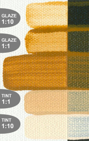 Akryl Golden Fluid 30ml – 2340 Raw Sienna - 