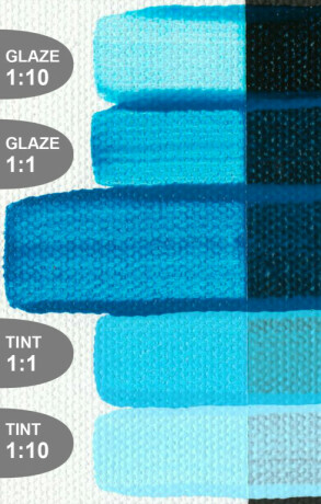 Akryl Golden Fluid 30ml – 2437 Manganese Blue Hue - 