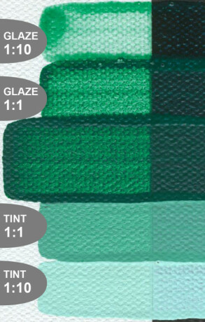 Akryl Golden Fluid 30ml – 2443 Viridian Green Hue - 