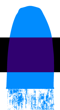 Akryl Golden HB 59ml – 4605 Fluorescent Blue - 