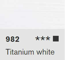 Akryl Lascaux Studio 250ml – 982 Titanium white - 