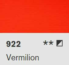 Akryl Lascaux Studio 85ml – 922 Vermilion - 