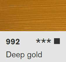 Akryl Lascaux Studio 85ml – 992 Deep gold - 