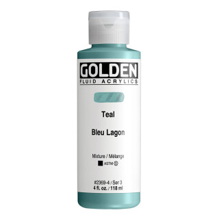 Akrylová barva Golden Fluid 118 ml - Teal 2369 - 